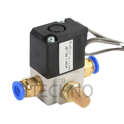 SMC VT307-5G1-01 Luchtgevoerde magnetoventil SS316 -10 tot 50°C Geen bevriezing
