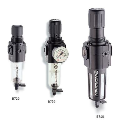 Excelon B74G-serie Filter / regulator, 3/4 "PTF-poorten, verlichting, 40um