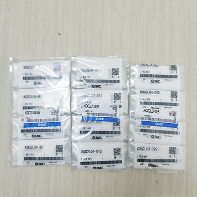 KQG2L04-02S Push To Connect Pneumatic Fittings Vetvrij 1,0 MPa