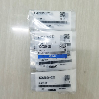 SMC KQG2L06-02S Fitting Male Elbow voor 6mm Tube,1/8R PORT
