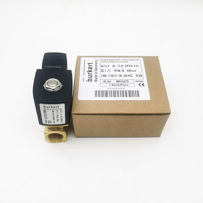 Burkert-waterklep 00135229 type 6213 met een druk van 0-10 bar