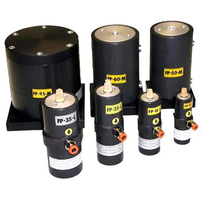 FP40 Pneumatische vibrator met een nominale frequentie van 1800 Vpm met een kracht van 32 N