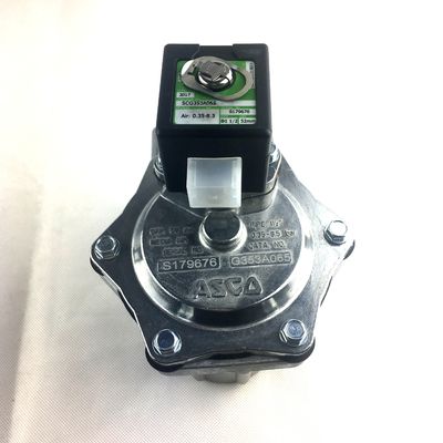 Ø1 1/2 Compressiefitting ASCO Diafragma Puls Jet Valves SCG353A065 Dual Stage Integral Pilot Ø1 1/2 Oriffice Grootte 52
