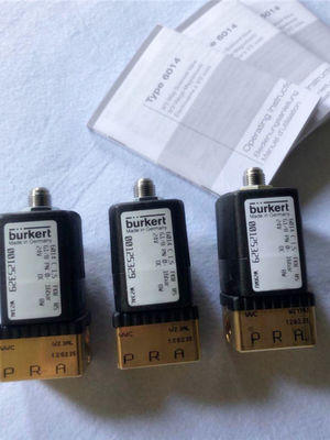 Burkert 00125329 3/2 Way Solenoïde Valve 16 Bar 24v Normaal gesloten G1/8
