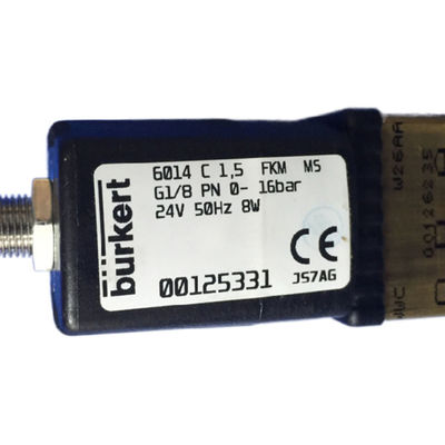 Nieuwe 00125331 G1/8 Burkert elektrisch klep 24vdc