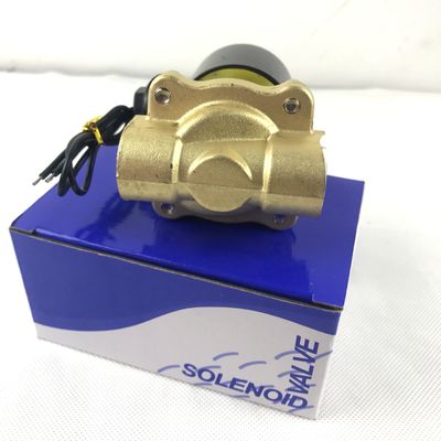 1 inch 2W200-25 Messing elektrisch magnetoventil Normaal gesloten NPT Waterlucht Messing magnetoventil NC 2-weg