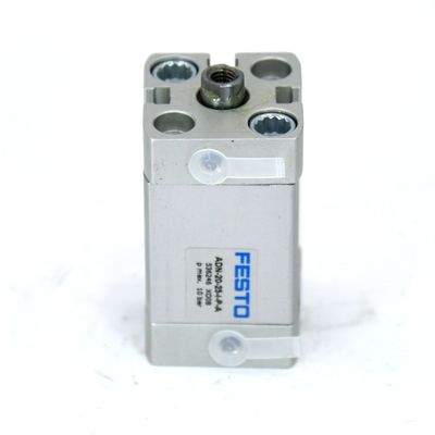 ADN-12-40-A-P-A 536210 Compacte 12 mm aluminiumpistoncilinder met 40 mm slag voor industriële toepassingen