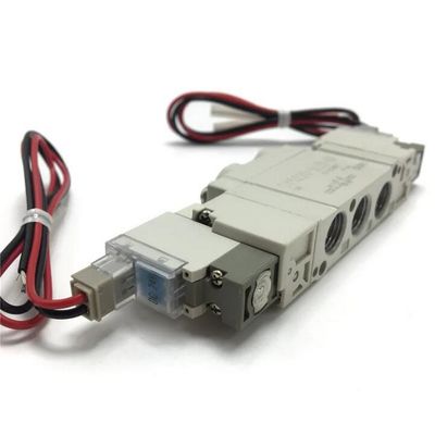 Stofbestendige 5-poort SMC-solenoïde klepbehuizing voor toepassingen voor voedsel en dranken