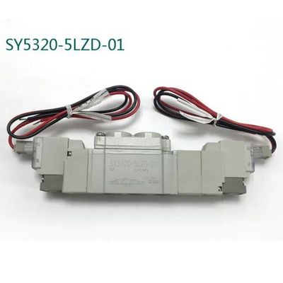 SY5320-5LZD-C6 DC12V One-Touch Fitting Port Grootte ø6 3 Positie Gesloten Centrum