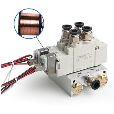 SY5220-5LZD-C4 Solenoïde klep SMC 2 positie Dubbele DC24V One-Touch Fitting Port Grootte