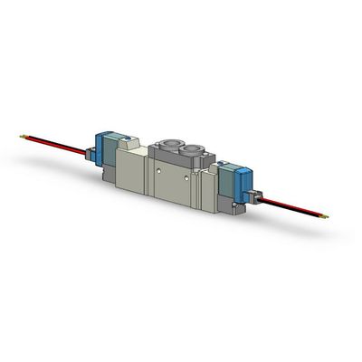 SMC SY5220-6LZD-01 DC12V Poortgrootte 1/8 Pneumatische magnetoventildraadpijpen 2 Positie Dubbel