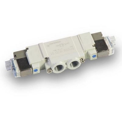 SMC SY5220-6LZD-01 DC12V Poortgrootte 1/8 Pneumatische magnetoventildraadpijpen 2 Positie Dubbel