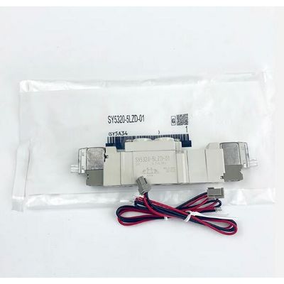 SMC SY5220-5LZD-01 DC24V Poortgrootte 1/8 Pneumatische magnetoventieldraadpijpen 2 Positie Dubbel