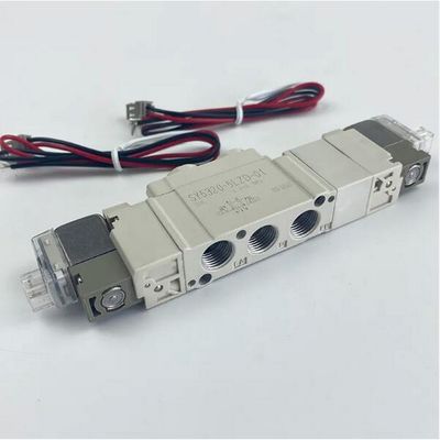 SMC SY5220-5LZD-01 DC24V Poortgrootte 1/8 Pneumatische magnetoventieldraadpijpen 2 Positie Dubbel