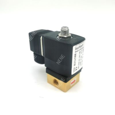 BURKERT Elektromagnetische klep 00126195 6014 D Normaal geopend G1/8 1.5 Stroomgat DC24V 8W