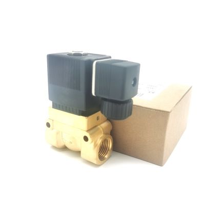 00126201 6014 D Normaal BURKERT elektromagnetische klep Open G1/8 2.0 Stroomgat AC220V 8W Messing klep lichaam 32 * 32 0~10bar