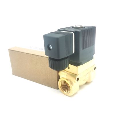 00126201 6014 D Normaal BURKERT elektromagnetische klep Open G1/8 2.0 Stroomgat AC220V 8W Messing klep lichaam 32 * 32 0~10bar