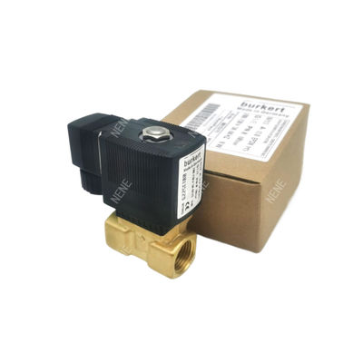 Burkert-solenoïde klep 00126217 6014 C Normaal gesloten G1/8 1.5 Stroomgat AC24V 8W Roestvrijstalen klepkas 0~16bar