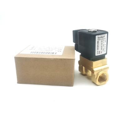 00126227 G1/4 Burkert elektrisch klep 6014 C Normaal gesloten AC220V 8W roestvrijstalen klep 0~10bar