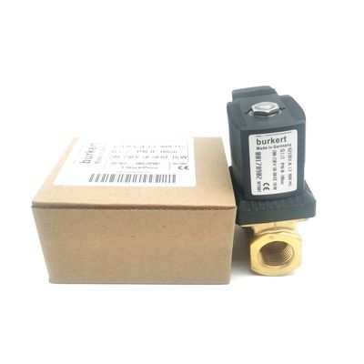 AC220V 00126219 Solenoïde klep Burkert AC220V 6014 C Normaal gesloten G1/8 1.5 Stroomgat 8W Roestvrij staal klepkorps 0~16bar