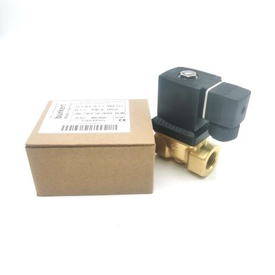 AC220V 00126219 Solenoïde klep Burkert AC220V 6014 C Normaal gesloten G1/8 1.5 Stroomgat 8W Roestvrij staal klepkorps 0~16bar