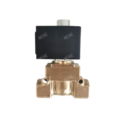 00126162 6014 D burkert magnetoventil rechtstreeks werkend onderplaatverbinding normaal open 2.0 stroomgat AC24V 8W Messing klepkorps 0~10bar