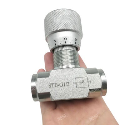 Drosselklep STB-G1/2 Hoogdrukbestendige stroomregelklep STB Hydraulische drosselklep