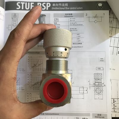 Precision throttle valve met schaal STB-G1/4 STB-G3/8 STB-G3/4 STB-G1 Hydraulische throttle valve