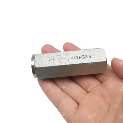 Tubetype Hydraulische klep VU-G3/8 Grote doorsnede gegraven eenrichtingsklep Fabrikant Bron Directe verkoop