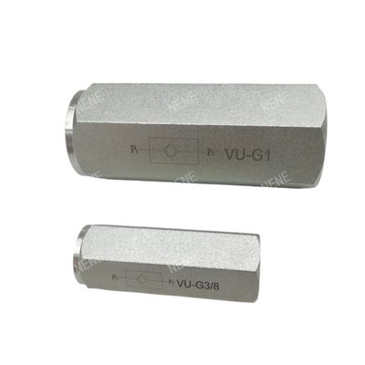 Tubetype Hydraulische klep VU-G3/8 Grote doorsnede gegraven eenrichtingsklep Fabrikant Bron Directe verkoop