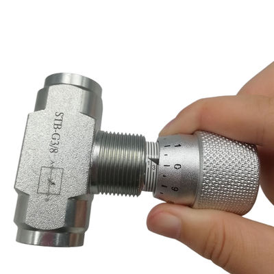 Duurzame hydraulische regelklep STB-G3/8 45 tot 2000 Ssu 6 tot 420 CSt