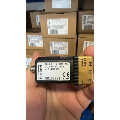 Burkert elektrisch ventiel Roestvrij staal lichaam NBR zegel 00125331 6014 0-16bar