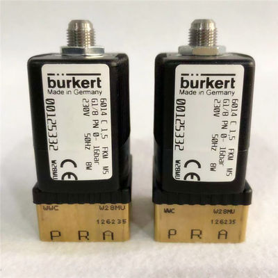 NBR Seal Brass Body Burkert Solenoïde Control Valve 00125332 6014