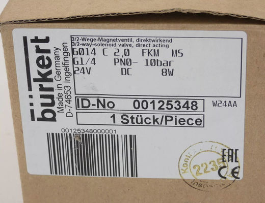 Burkert Fluid Control Systems - 125348 - Solenoïde klep, 6014 00125348