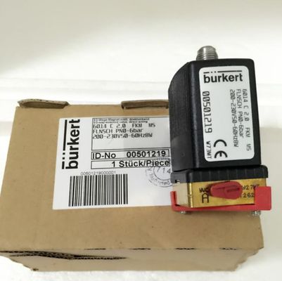Burkert 6014 magnetoventil met handschakelaar 230V 00501219