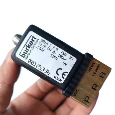 00308501 URKERT Solenoïde klep 5404 G1/2 2/2 Normaal gesloten 12 Stroomgat FKM Verzegeld Messing klep lichaam DC24V 8W 1-50bar
