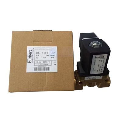 Brass Body Burkert Solenoïde Valve 00308503 DC24V 8W G3/4 2/2 Normaal gesloten 20 Stroomgat 5404 Type 1-32 Bar