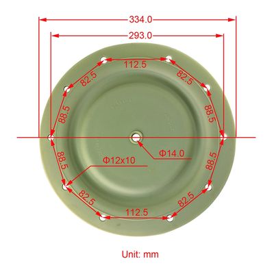 96391 96392 2" DN50 Schokgolf Diafragma Kit Ingersoll Rand