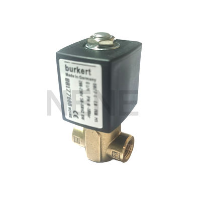 Burkert Solenoïde 6013 Type Direct Acting 00134243 2/2 Normaal gesloten G1/8 Inch 2.5 Flow Hole FKM Seal 220VAC 8W 0~16bar