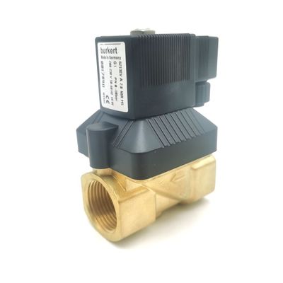 Burkert-solenoïde klep FKM-zegel 00126091 24VDC 8W 0~6bar 6013 Type Directe werking G1/8 inch 2/2 Normaal gesloten 3.0-stroomgat