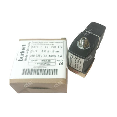 G1/4 Burkert elektrisch klep 00125302 6013 Type Direct Acting Inch 2/2 Normaal gesloten 3.0 Flow Hole FKM Verzegeld Messing Klep Lichaam 24VAC 8W 0~10bar