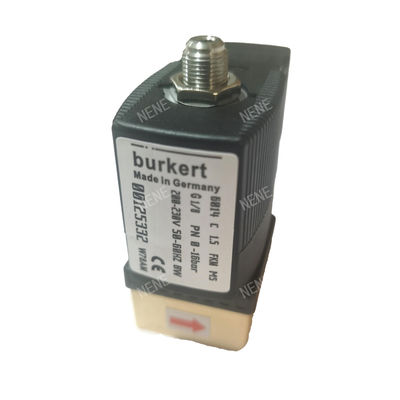 G1/4 Burkert elektrisch klep 00125302 6013 Type Direct Acting Inch 2/2 Normaal gesloten 3.0 Flow Hole FKM Verzegeld Messing Klep Lichaam 24VAC 8W 0~10bar