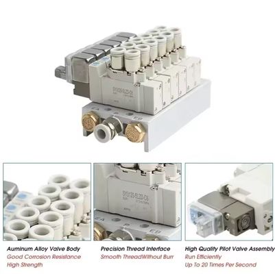 Soft Seal SMC solenoïde kleppen SY3320-5LZD-M5 SY3320-6LZD-M5 SY-serie