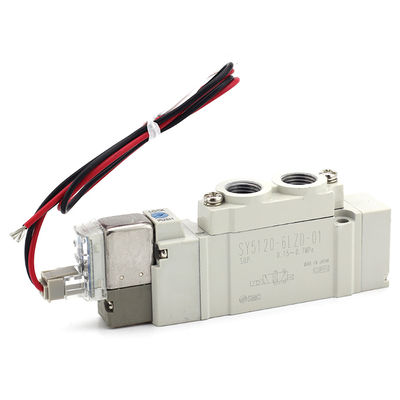 Soft Seal SMC Solenoïde Valve 5-Port Configuratie SY3320-5LZD-C8 SY3320-6LZD-C8