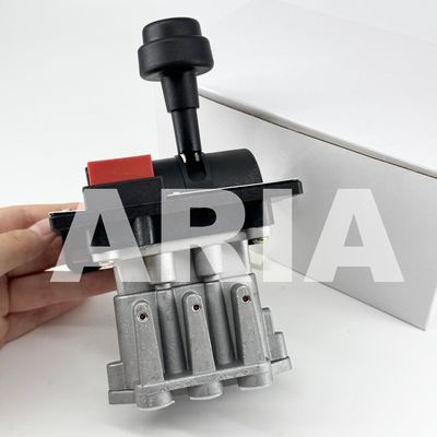Nieuwe zes-gat klep 6CV-D-N handmatig bedieningsklep dumptruck PTO bedieningsklep met indicatorlamp