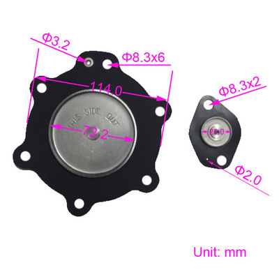 ASCO C113827 Nitril/Buna of Viton pulsventiel Diafragma SCG353A047 pulsventiel