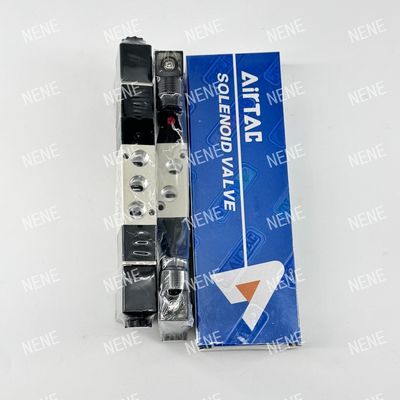 5 Way 3 Positie 4V130E-06 Air Fluid AIRTAC Solenoïde Valve Met Aluminium legering lichaam