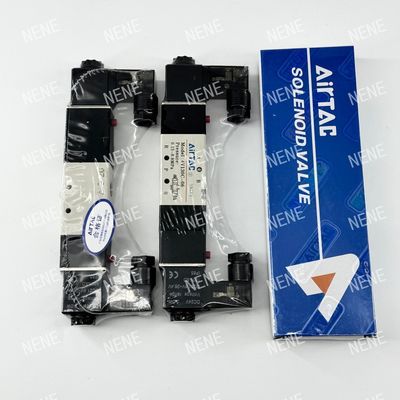 5 Way 3 Positie 4V130E-06 Air Fluid AIRTAC Solenoïde Valve Met Aluminium legering lichaam
