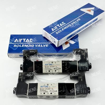 Elektronenmagnetische klep 4V130P-06 AIRTAC voor nauwkeurige luchtcontrole in drukbereik van 0,15 tot 0,8 MPa