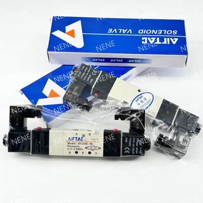 4V230C-08 Elektromagnetische klep AIRTAC voor precieze vloeistof Reglement 5 poort 3 positie